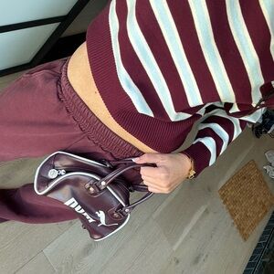 Mini Puma Maroon Purse